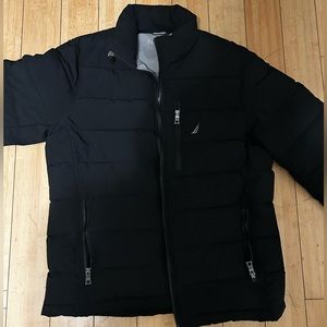 Black Nautica Puffer Jacket/ Coat